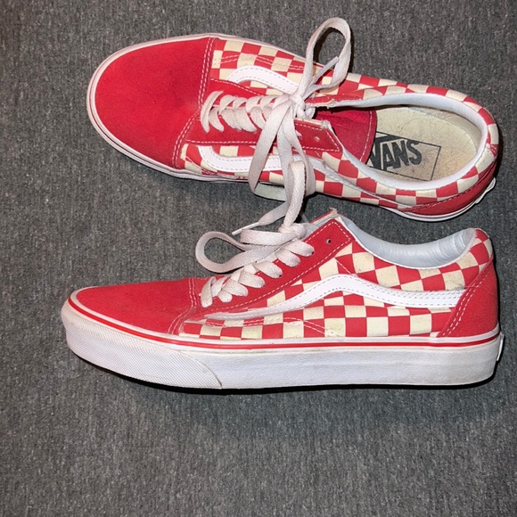 Red checkered vans - Picture 3 of 4